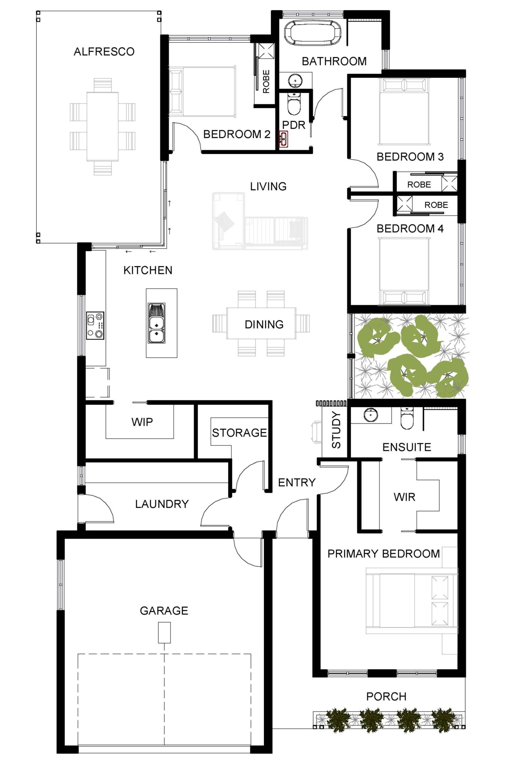 The Ariel floor plan